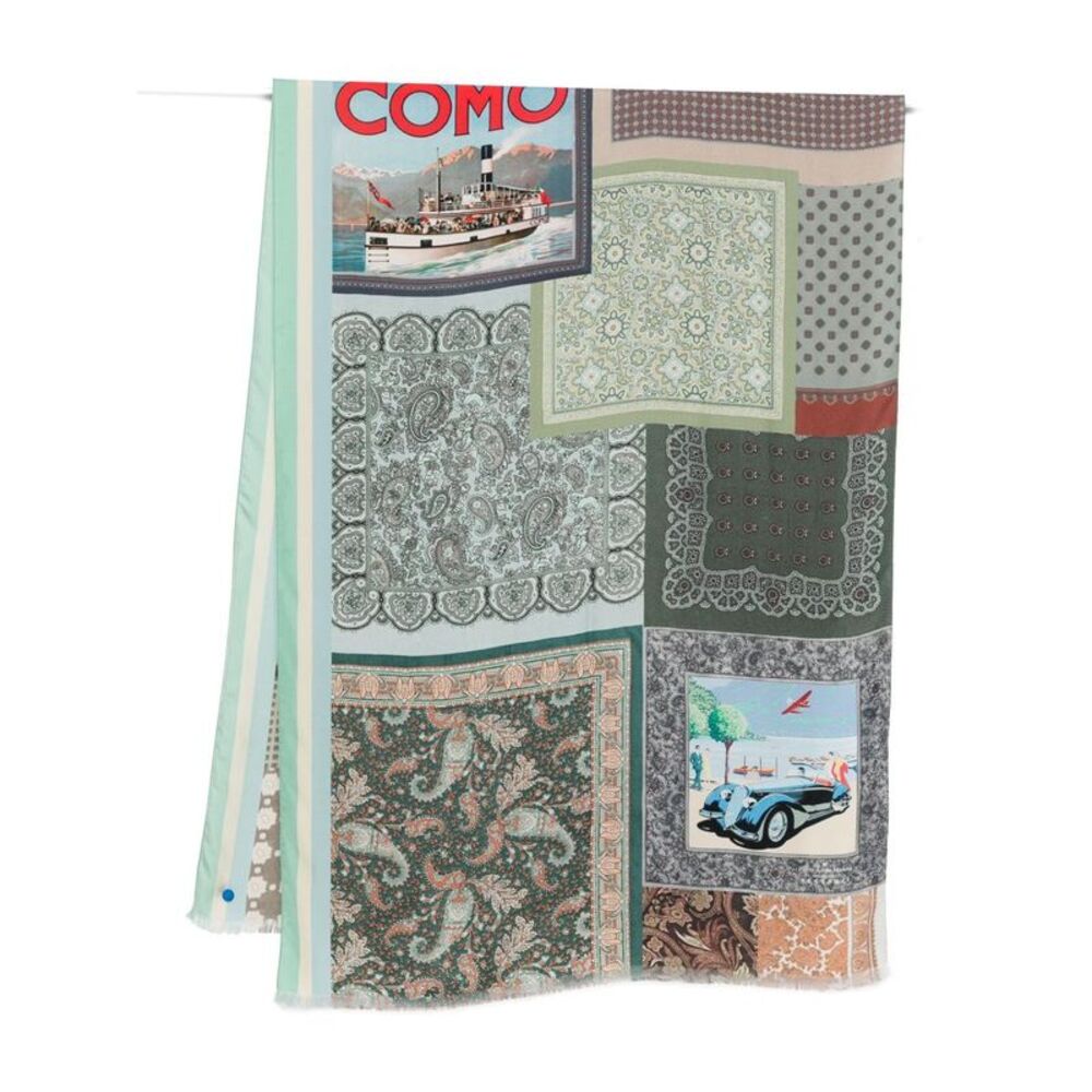 Pierre-Louis Mascia Women Lago Di Como Silk Printed Scarf